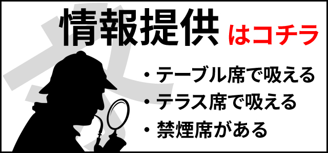 喫煙可能な居酒屋の情報を求めています。